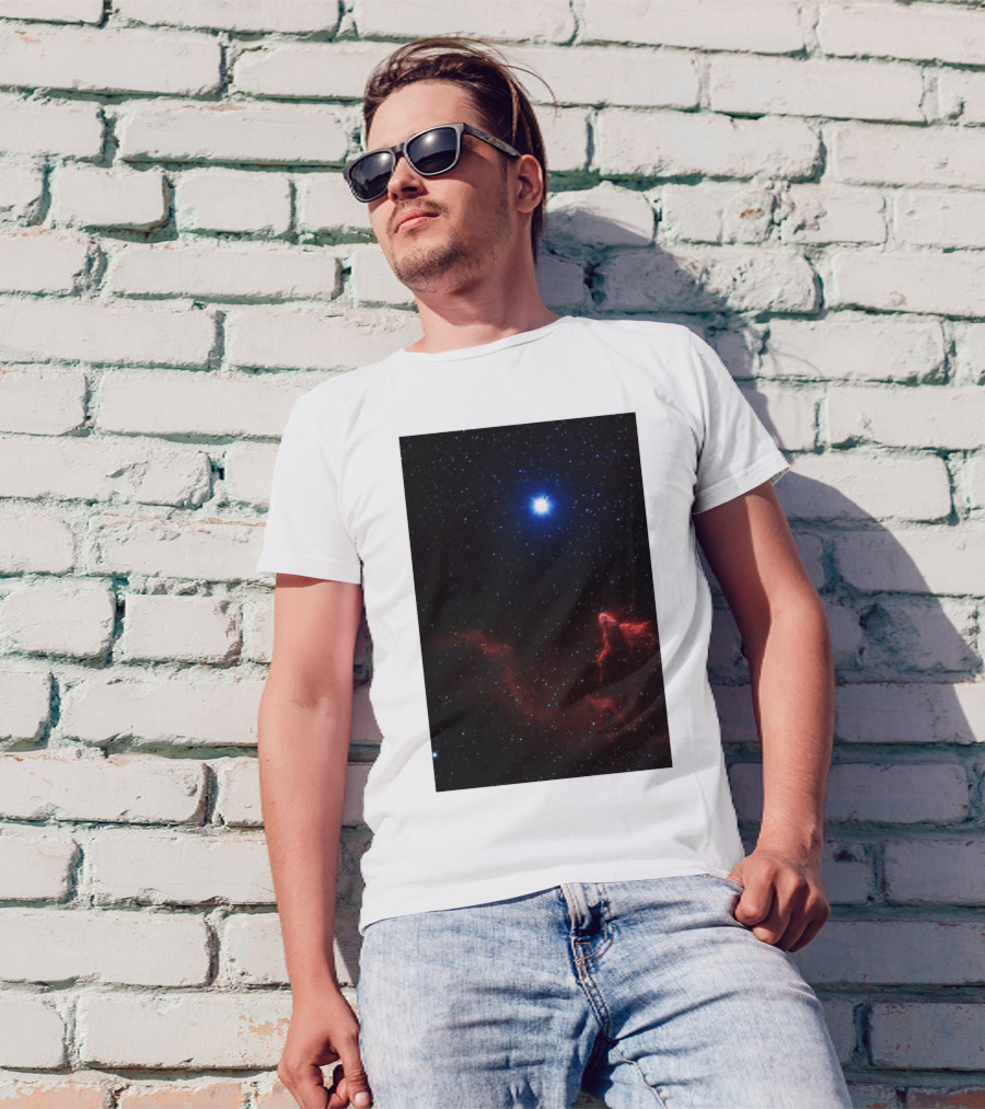 Gamma Cassiopeiae Nebula Star Field And Emission Nebulae Constellation T-Shirt