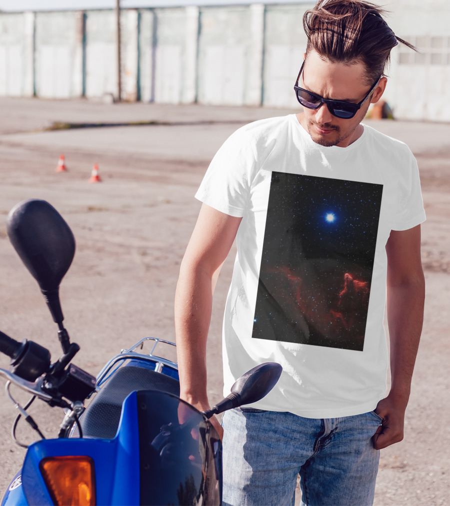 Gamma Cassiopeiae Nebula Star Field And Emission Nebulae Constellation T-Shirt