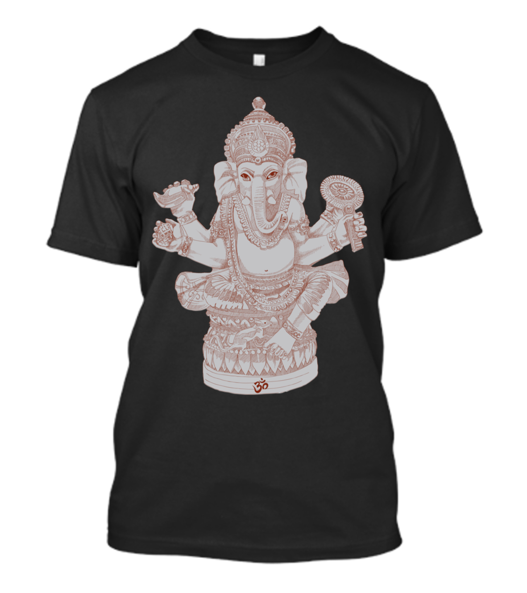 Ganesh Om Symbol Elephant Deity T-Shirt