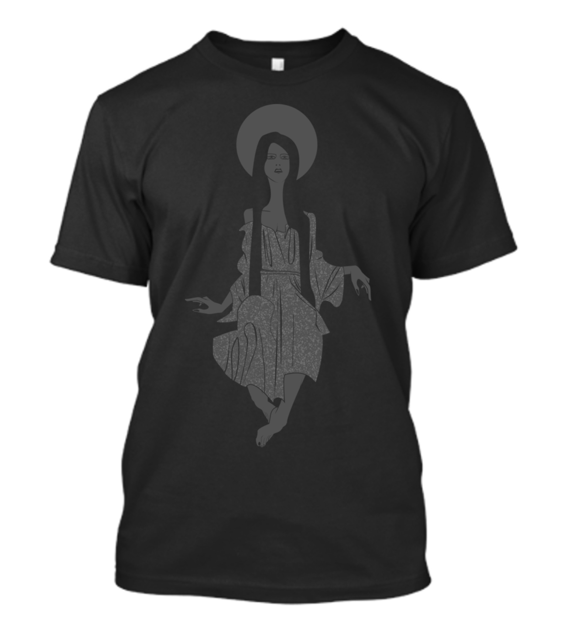 ART NOIR Mystical Figure In Darkness T-Shirt