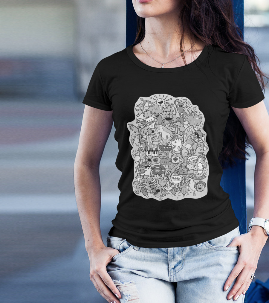 Malinex Love Fun Creativity Doodles T-Shirt