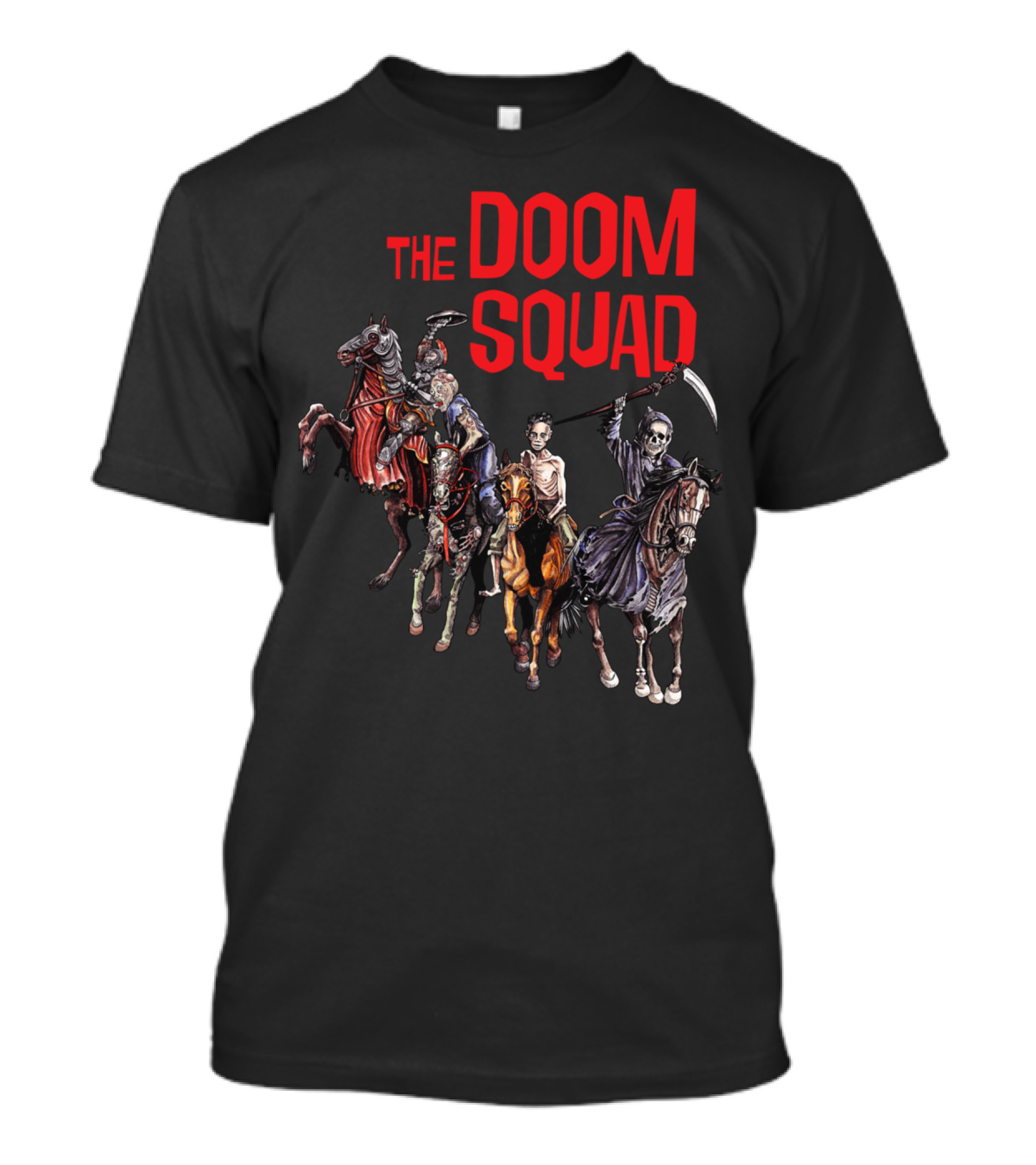 The Doom Squad Four Horsemen Apocalyptic Riders T-Shirt