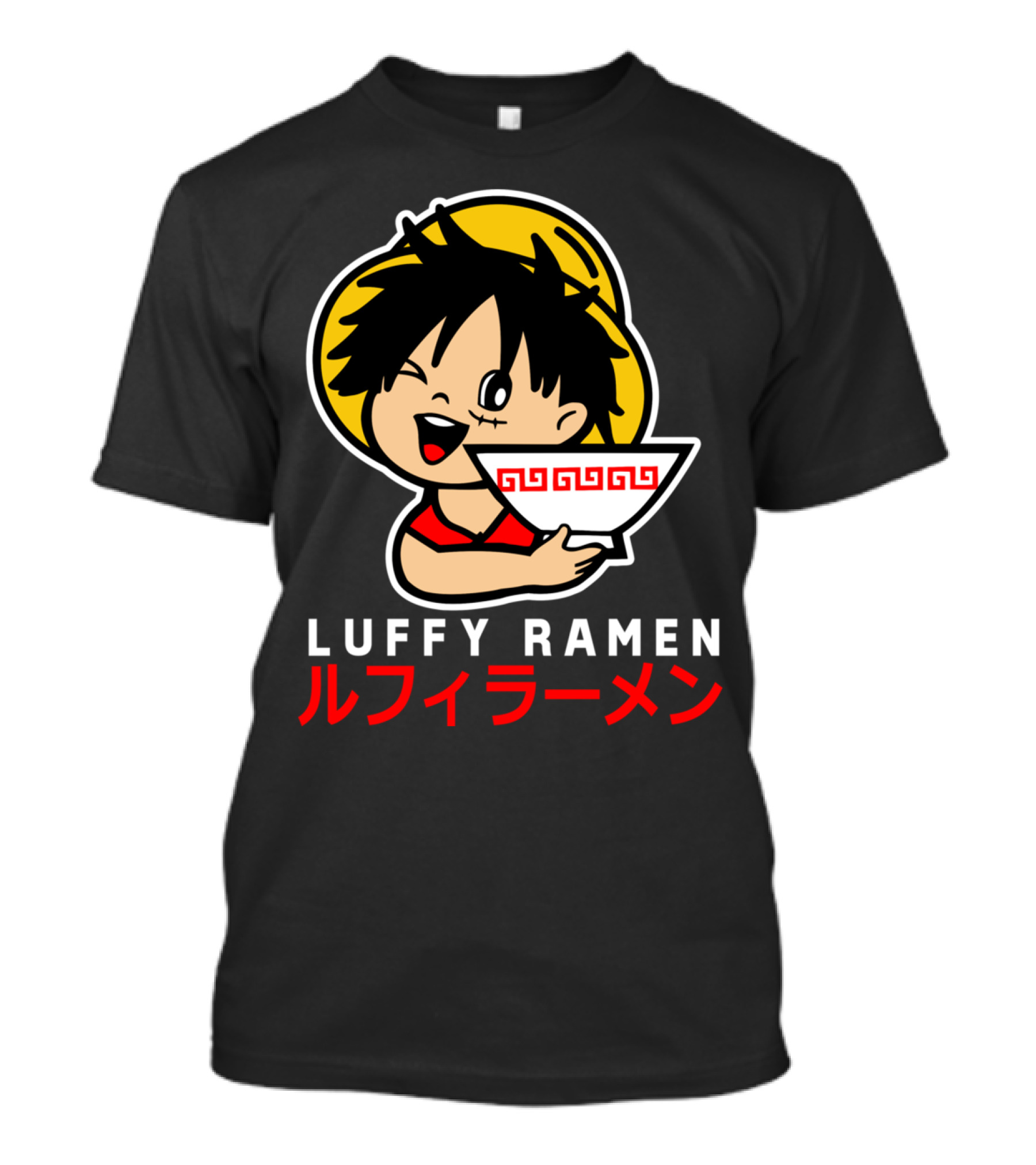 Luffy Ramen Manga Food Pirate T-Shirt