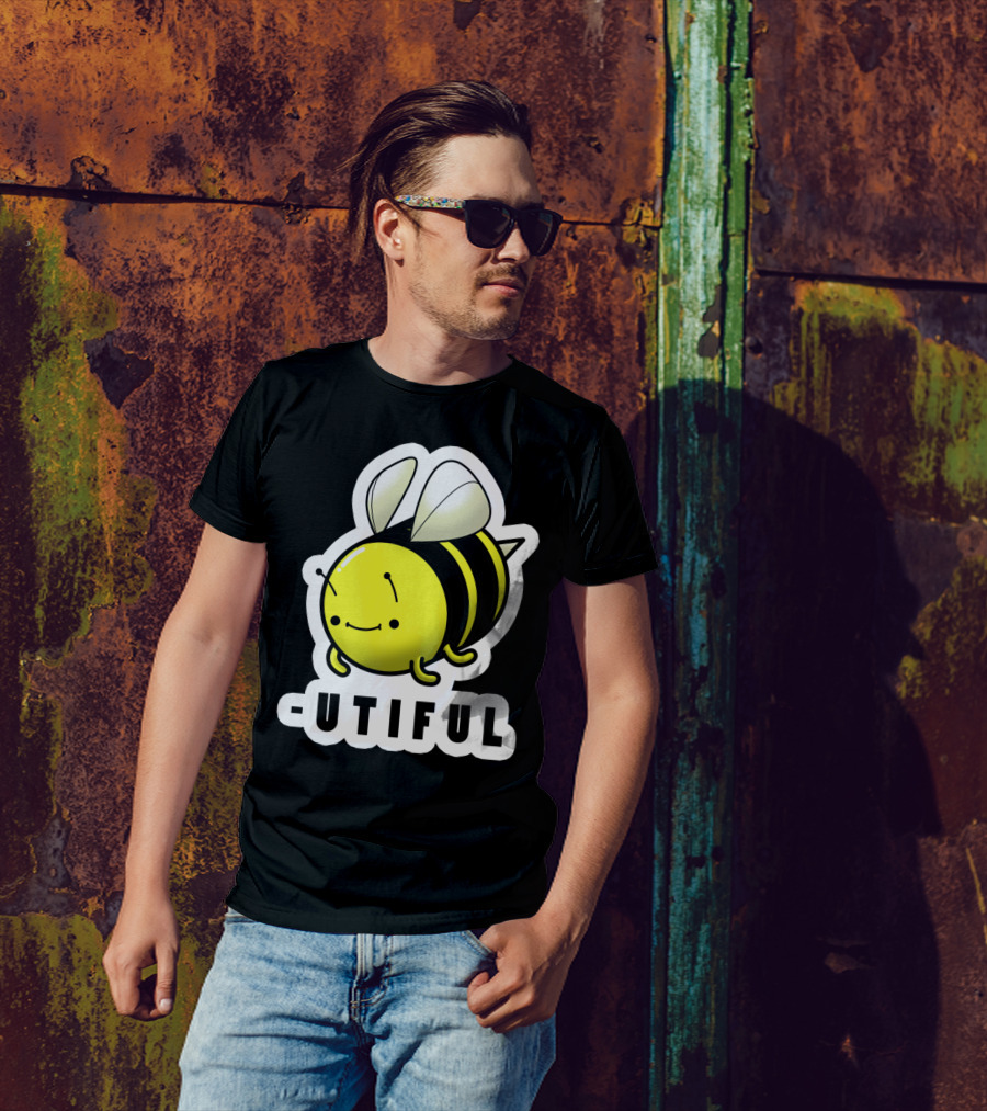 Bee -Utiful Cute Cartoon Bumblebee T-Shirt