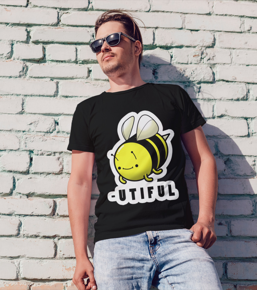 Bee -Utiful Cute Cartoon Bumblebee T-Shirt