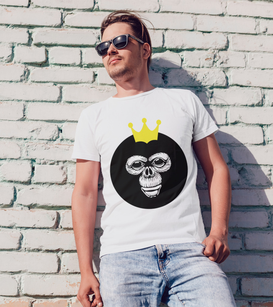 King Monkey Crown Head T-Shirt