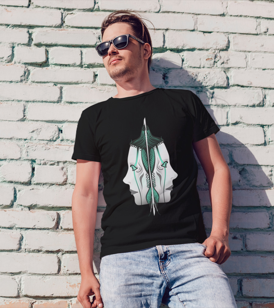 Dual Faces Of Artificial Consciousness T-Shirt