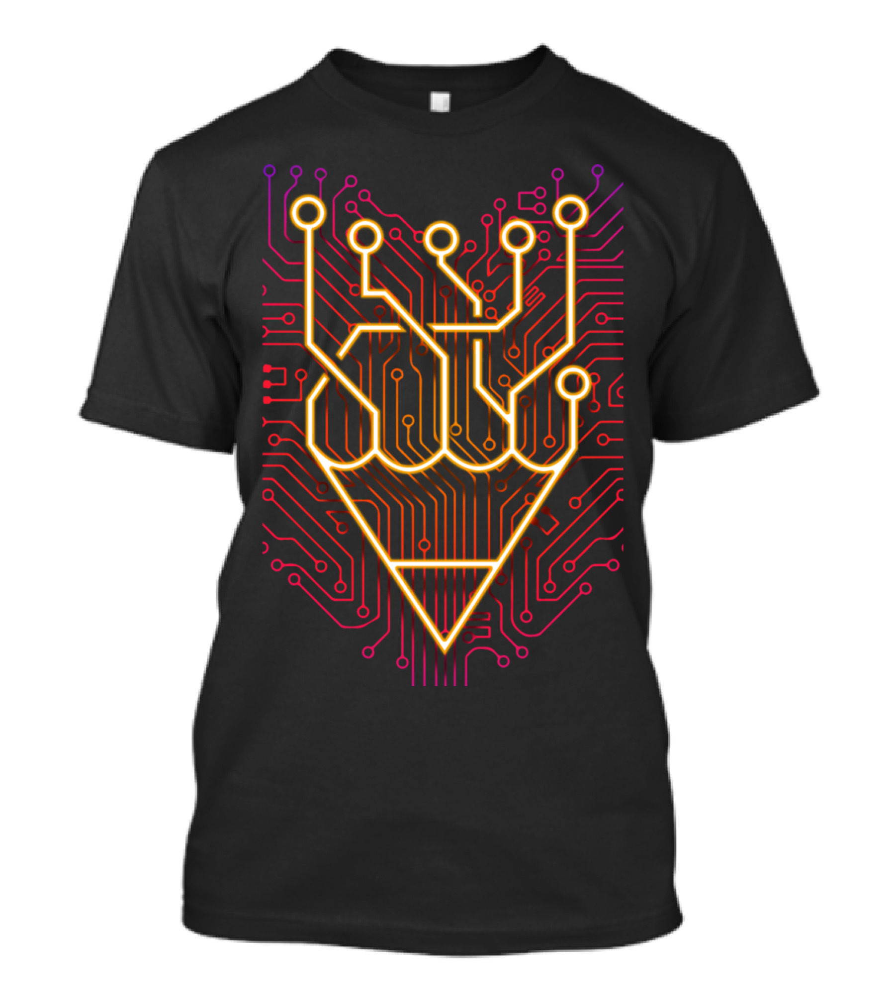 Artificial Creativity Resist Circuit Fist T-Shirt