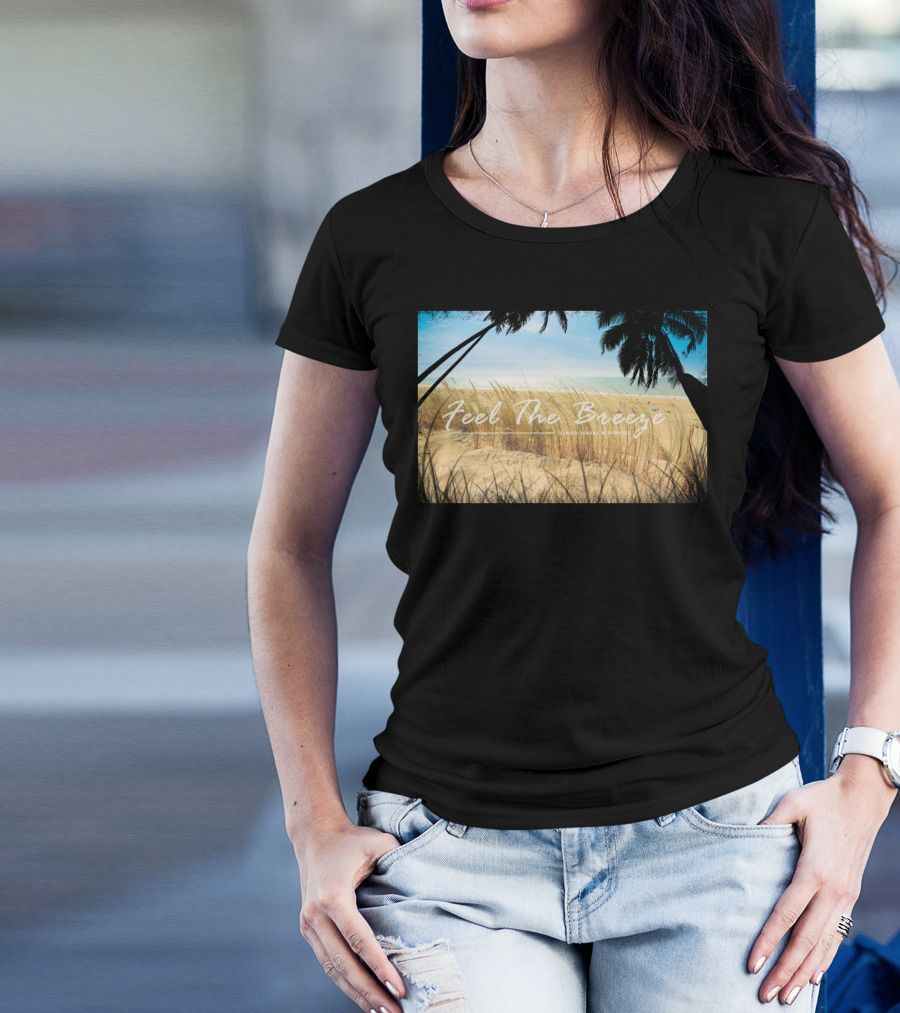 Feel The Breeze Sunny Harbor Palm Beach T-Shirt