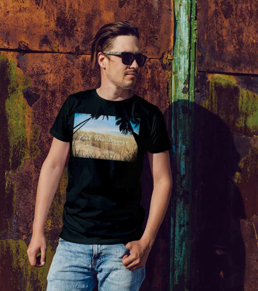 Feel The Breeze Sunny Harbor Palm Beach T-Shirt