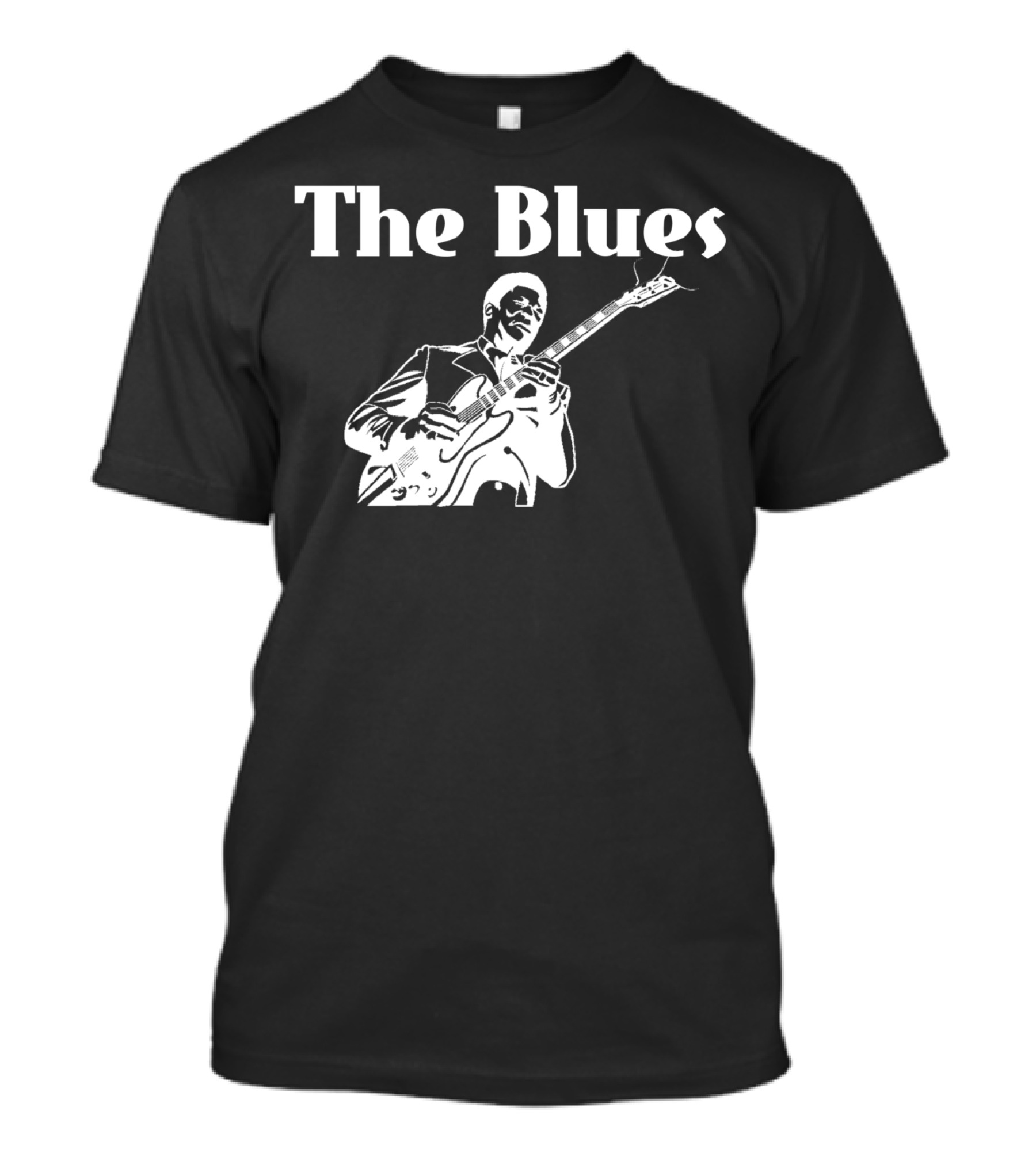 The Blues Music Love Guitar Player Iconic T-Shirt