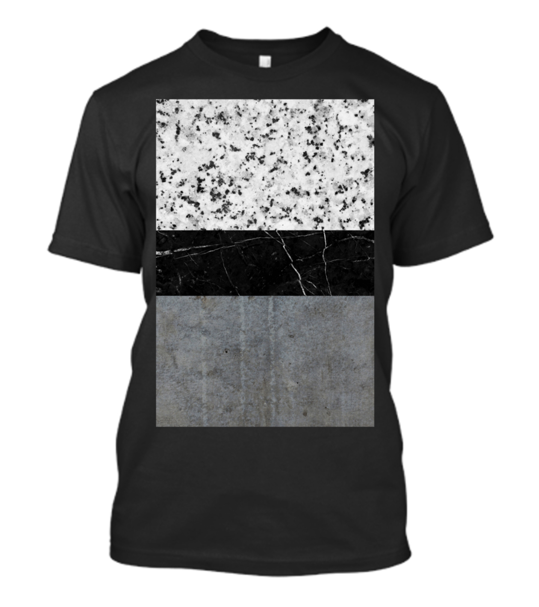 Marble Granite And Concrete Abstract Textured Layers T-Shirt