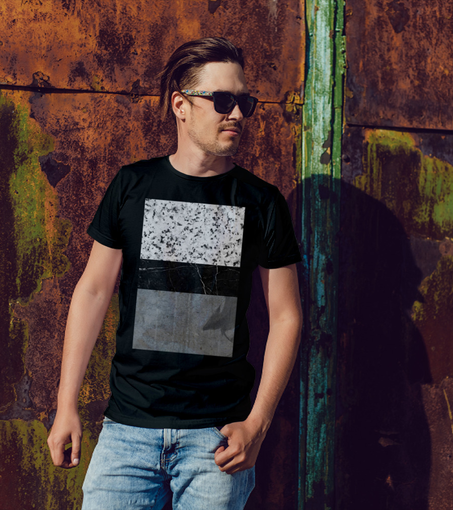 Marble Granite And Concrete Abstract Textured Layers T-Shirt