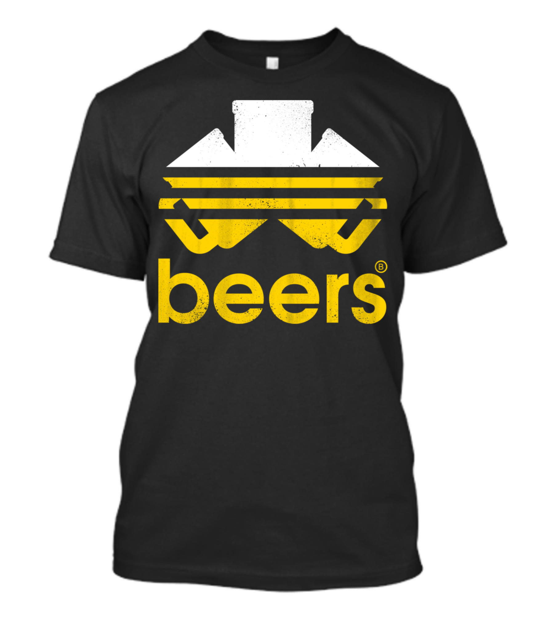 Beers Yellow White Starfleet Communicator T-Shirt