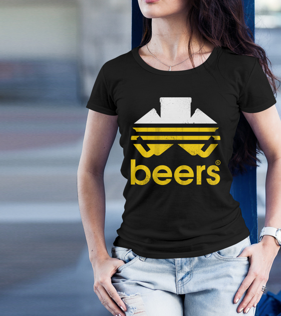 Beers Yellow White Starfleet Communicator T-Shirt