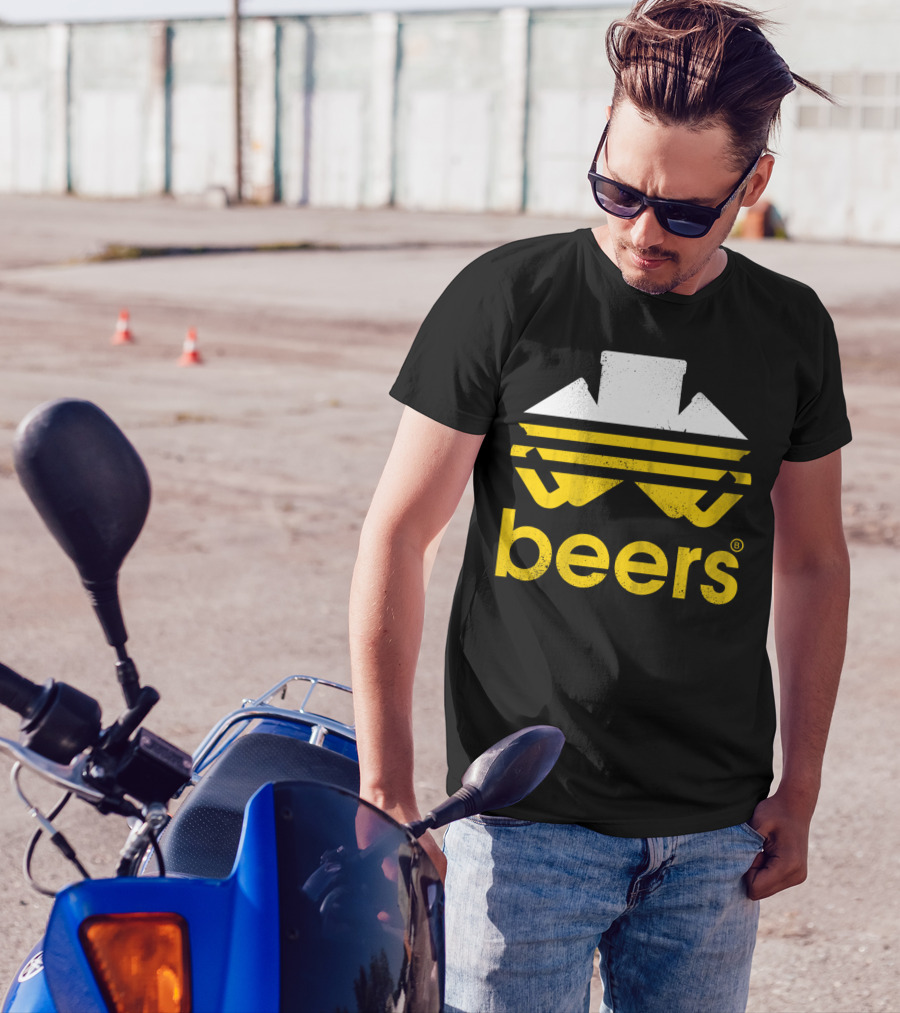 Beers Yellow White Starfleet Communicator T-Shirt