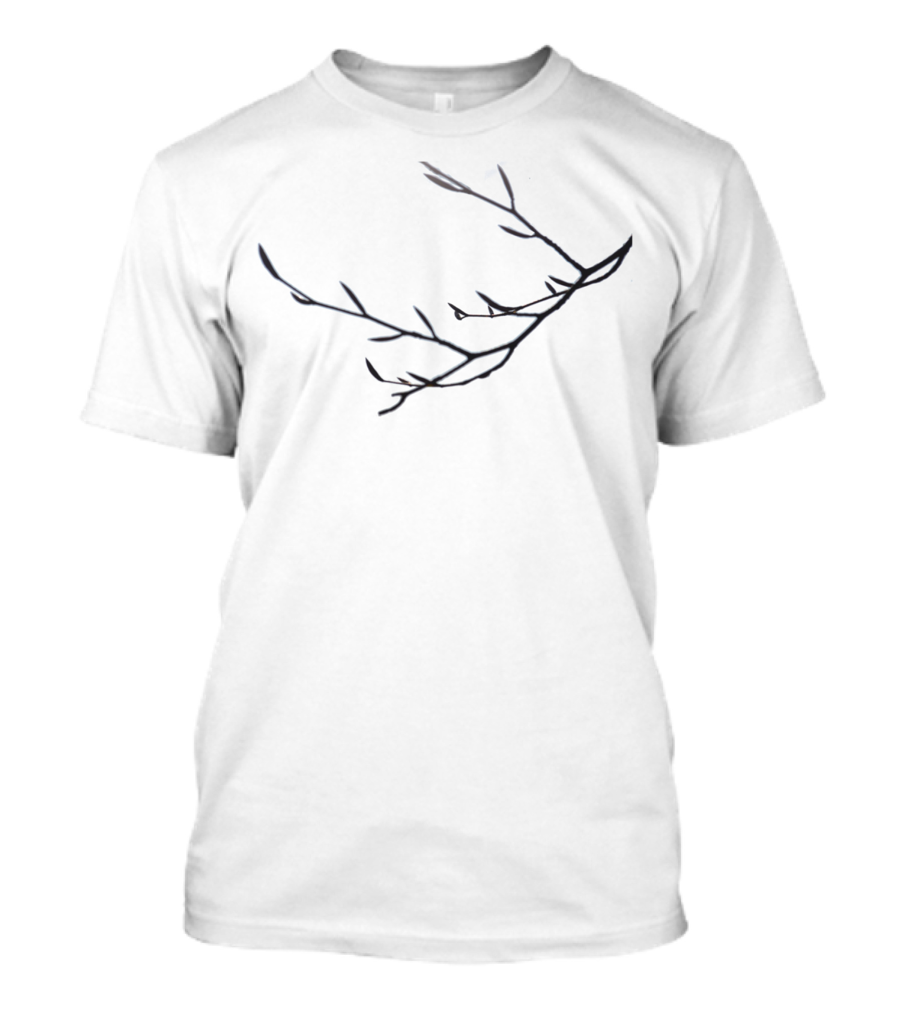 Branch Minimalistic Sketch T-Shirt