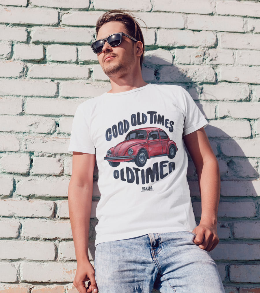 Good Old Times Oldtimer Beetle T-Shirt