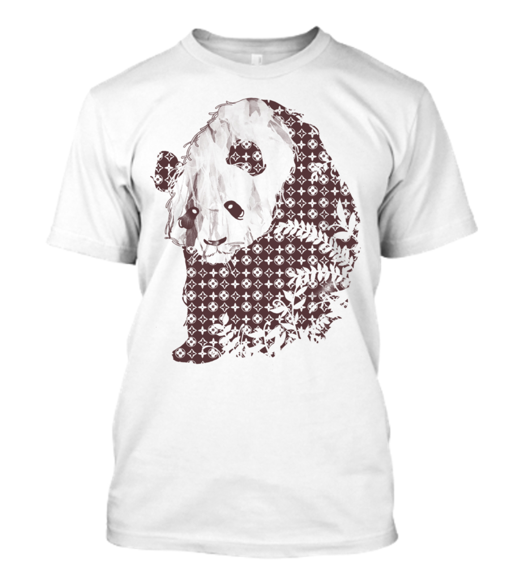 Brand New Panda Patterned T-Shirt