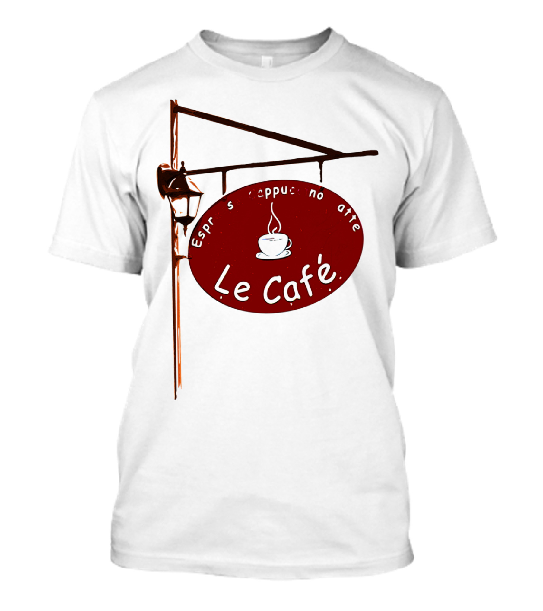 Le Café Esprit Suspendu No Arbre T-Shirt