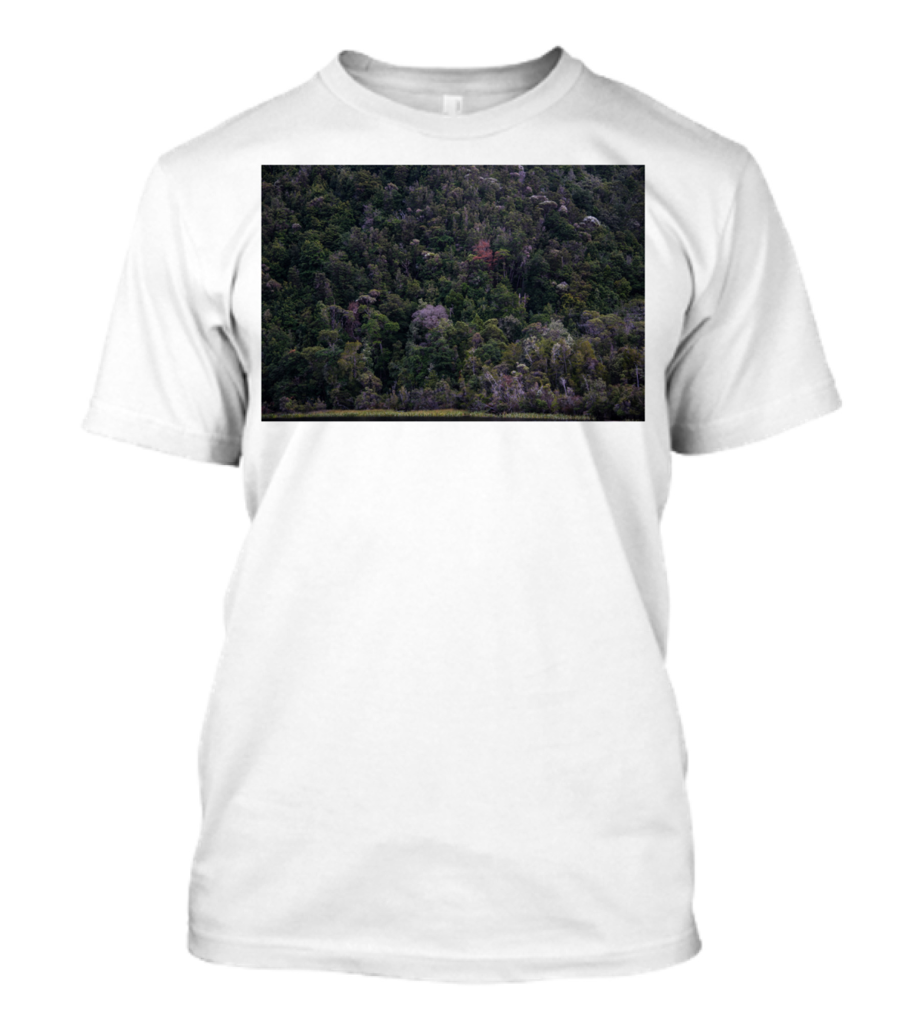 Banks Of The Gordon River Forest Scene T-Shirt