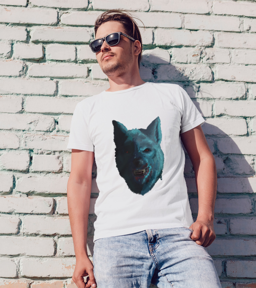 Fenrir Unbound Norse Mythology Wolf Head T-Shirt