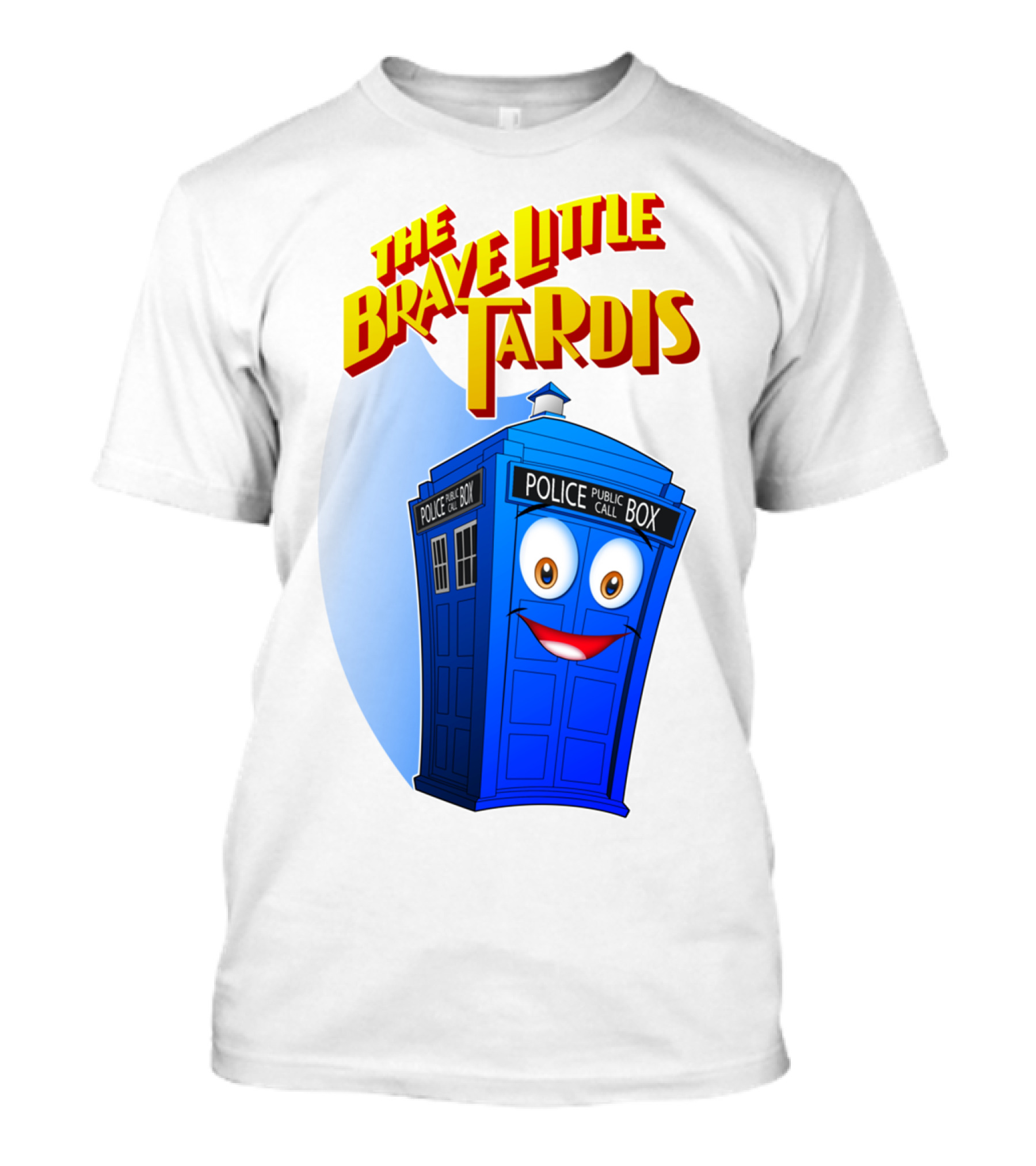 The Brave Little Tardis Police Public Call Box T-Shirt