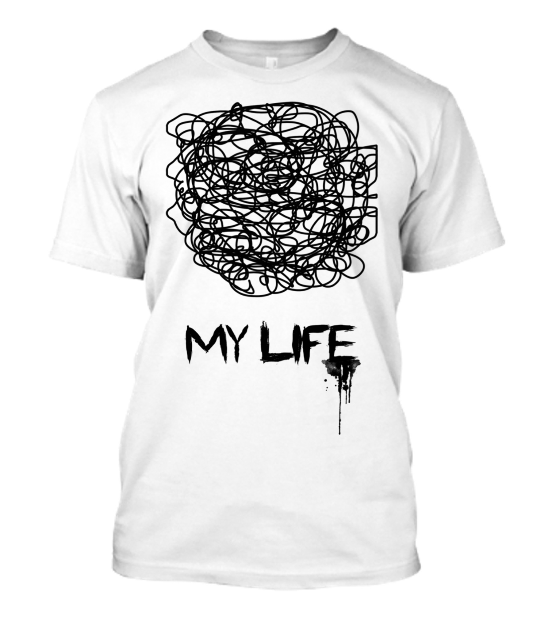 My Life Chaos Scribble T-Shirt