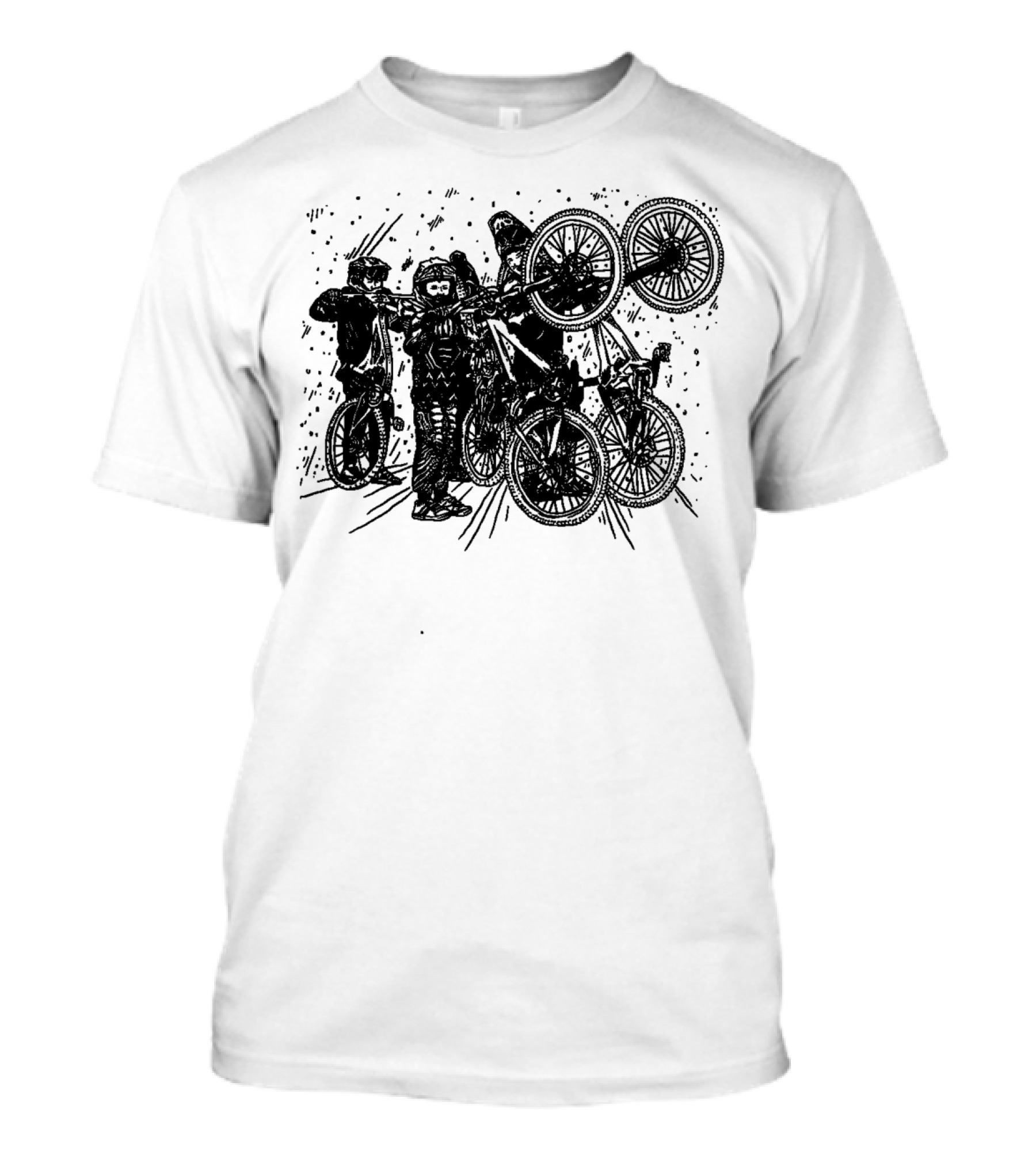 Downhill Rider Group Biking Adventure T-Shirt