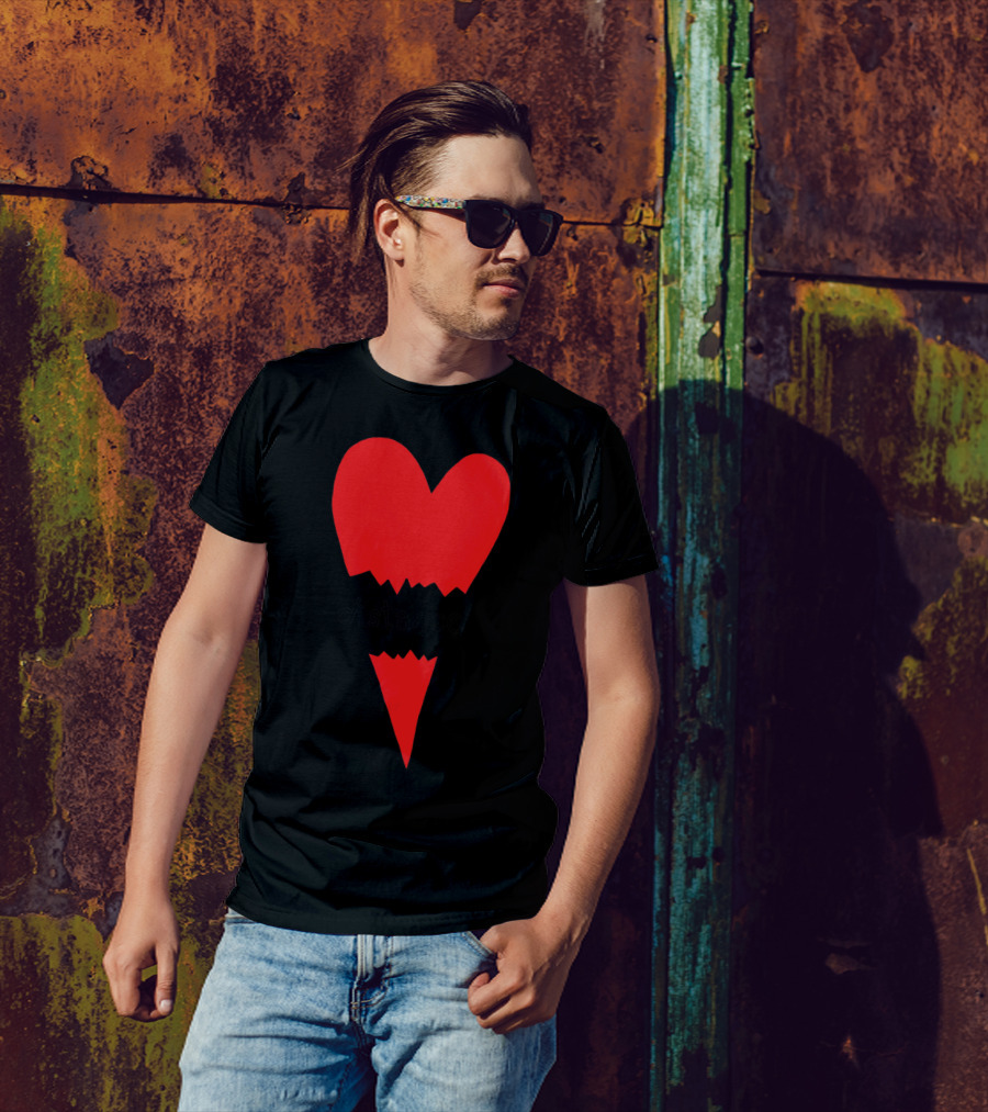 Distance Red Heart T-Shirt