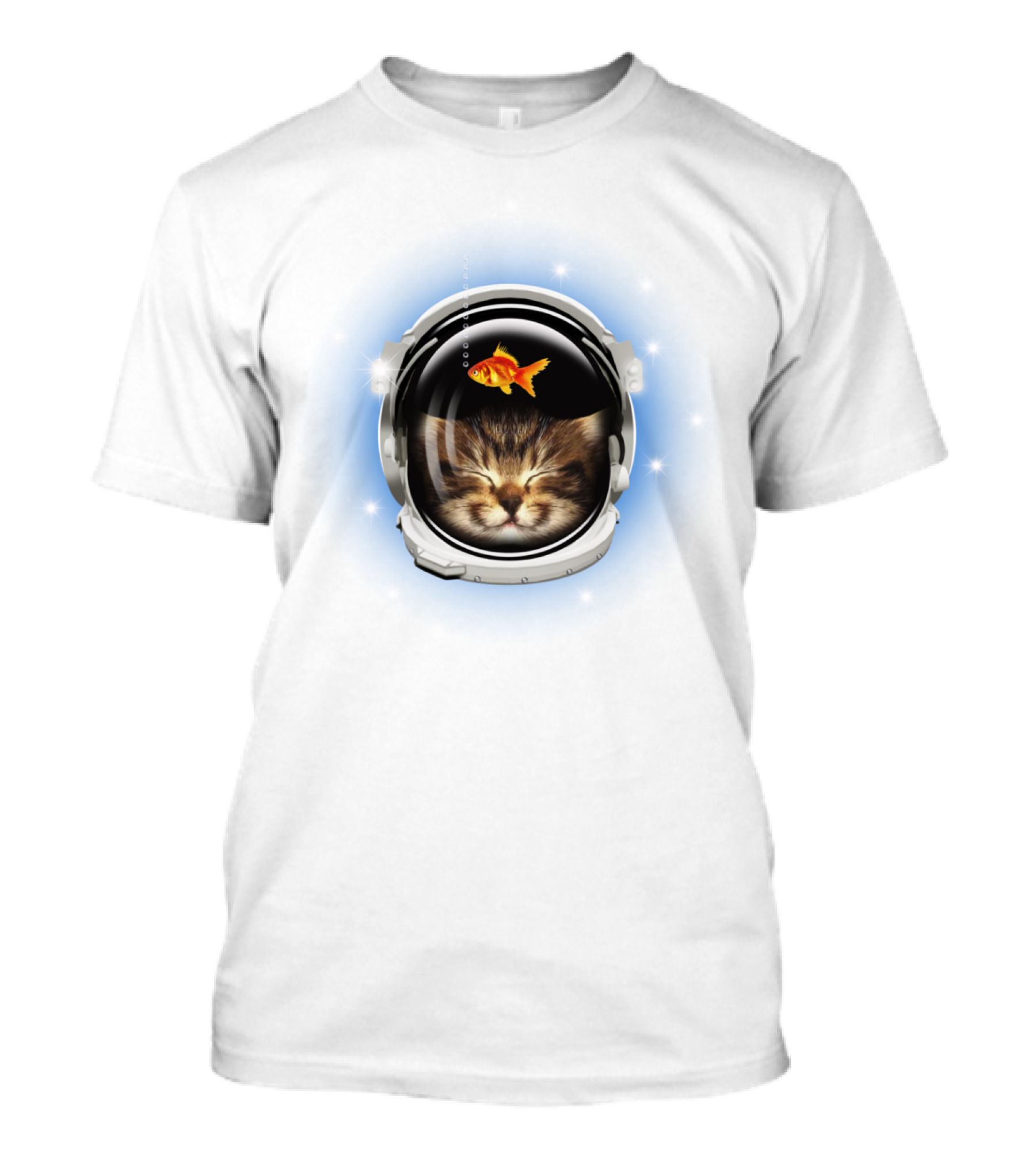 Cat Nap Space Helmet Dreams T-Shirt