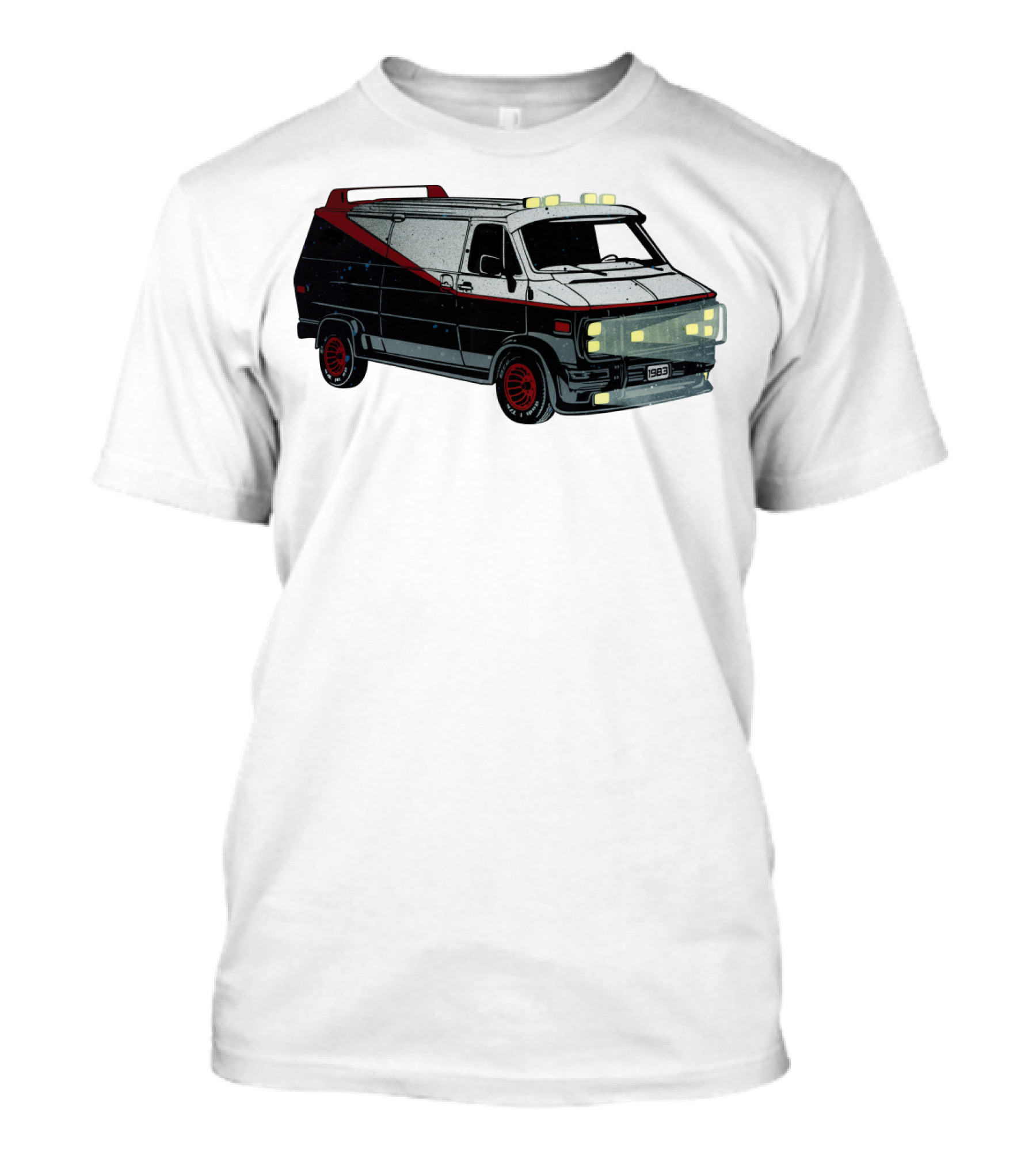 Righteous Ride Iconic Custom Van Adventure 1983 T-Shirt