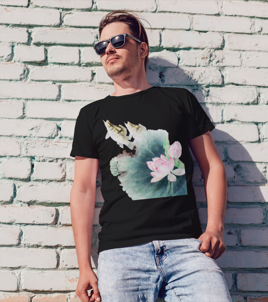 Loving Fishes Lotus Blossom Harmony T-Shirt