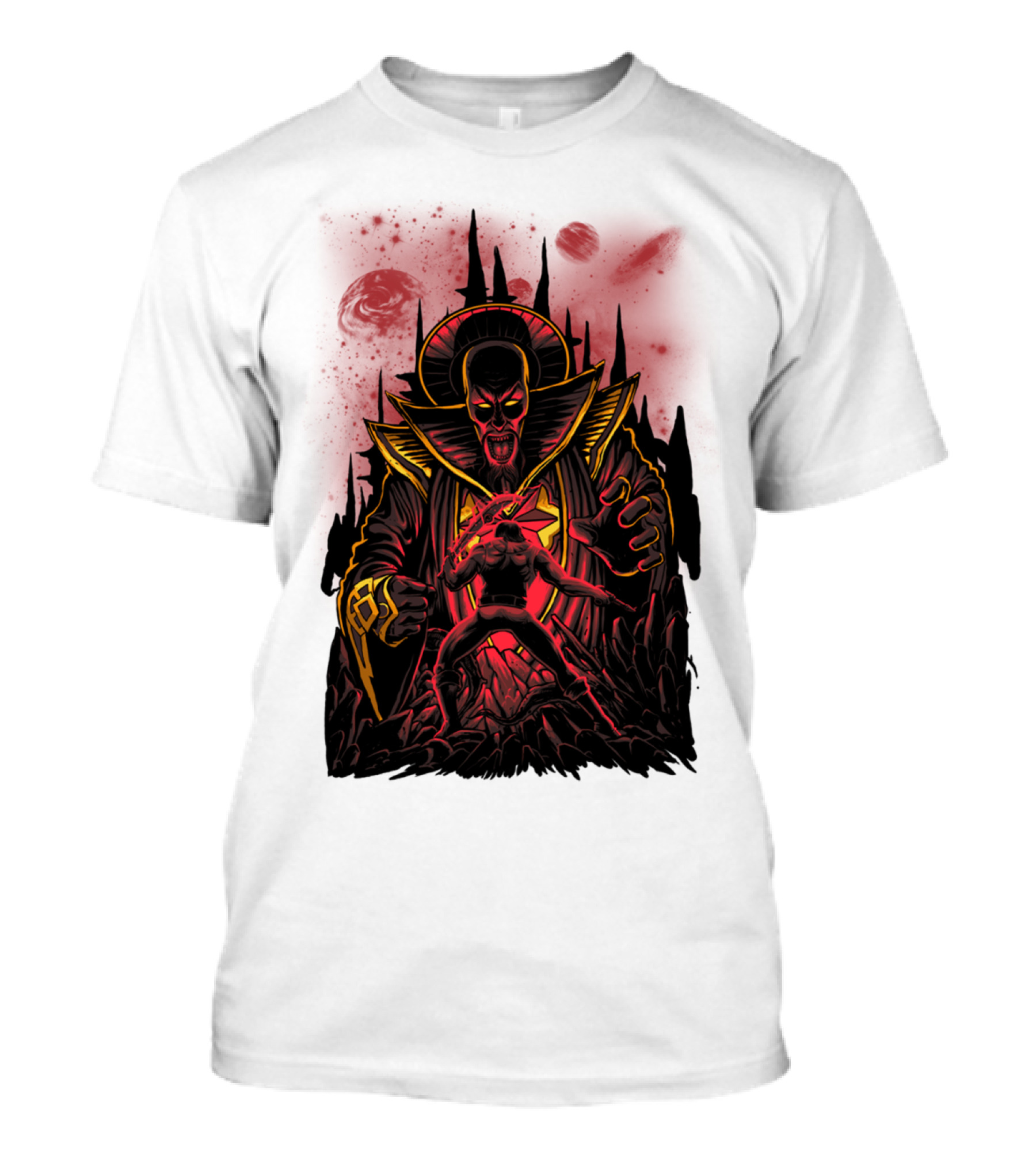 Ming The Merciless Science Fiction Space Emperor Confrontation T-Shirt