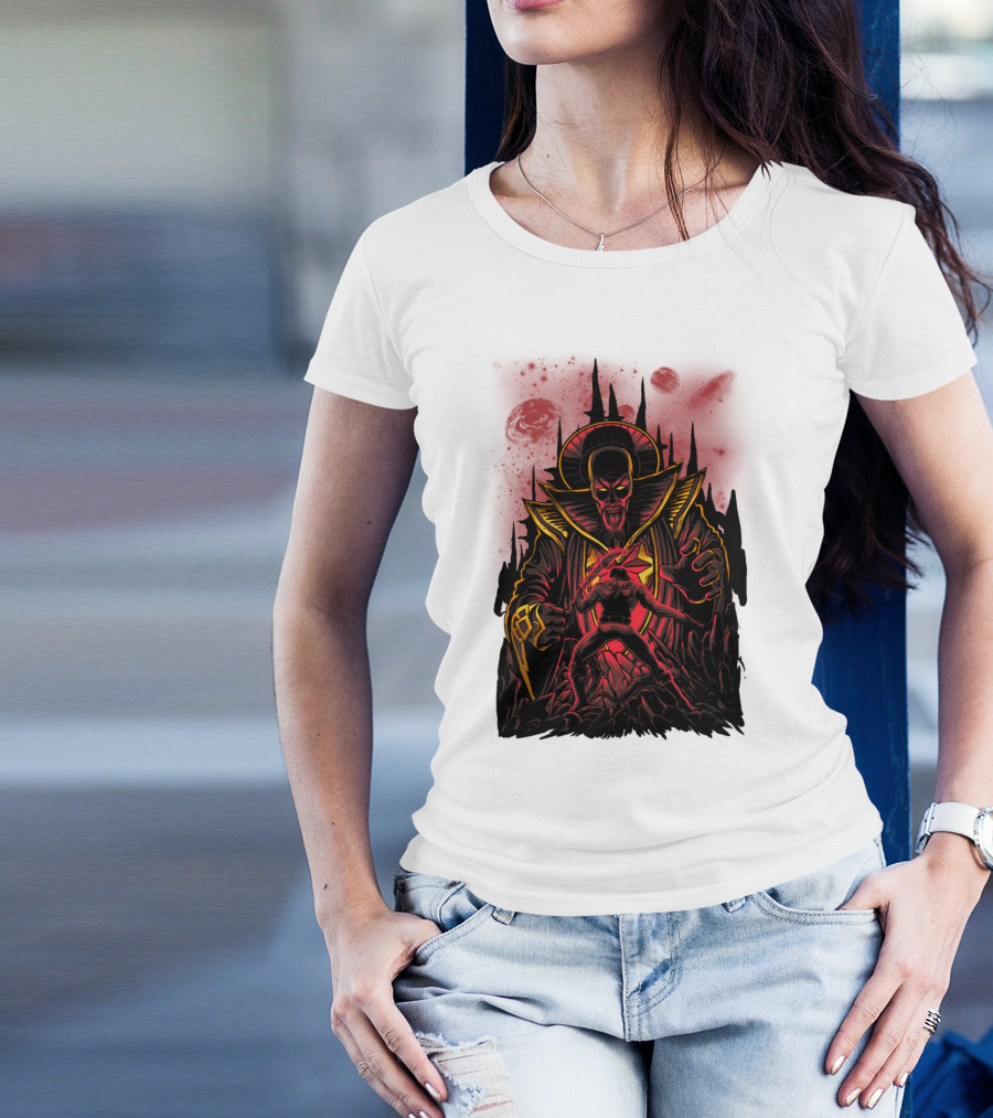 Ming The Merciless Science Fiction Space Emperor Confrontation T-Shirt