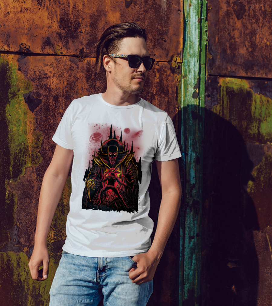 Ming The Merciless Science Fiction Space Emperor Confrontation T-Shirt