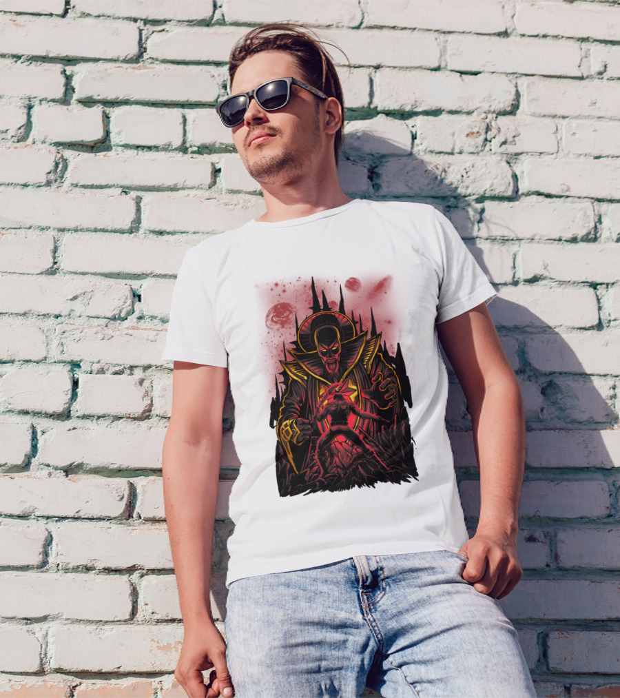Ming The Merciless Science Fiction Space Emperor Confrontation T-Shirt