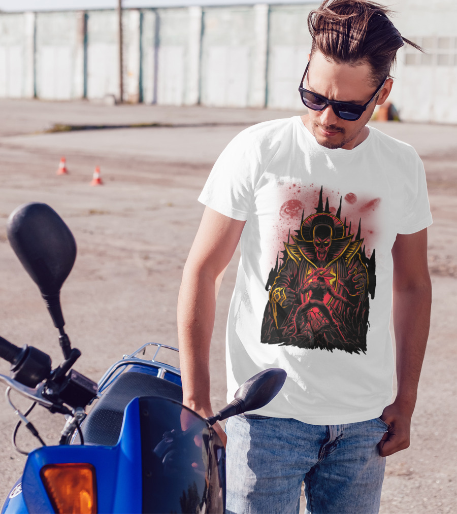 Ming The Merciless Science Fiction Space Emperor Confrontation T-Shirt