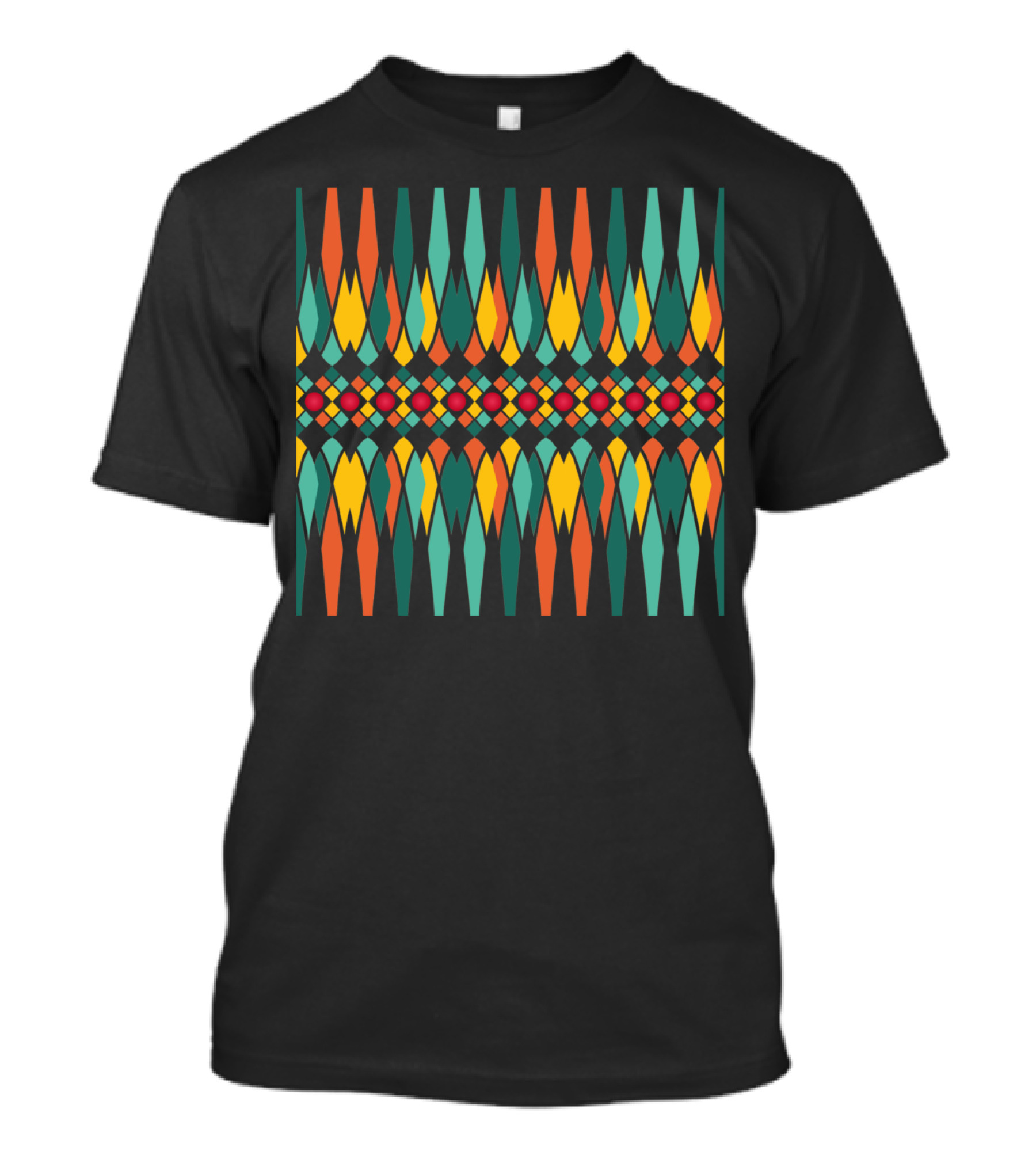 Festive Vibrant Geometric T-Shirt