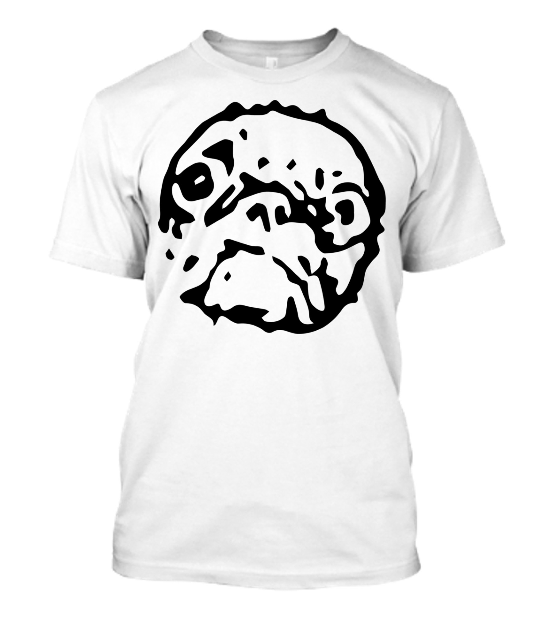 Grumpy Dog Thebi Silhouette Face T-Shirt