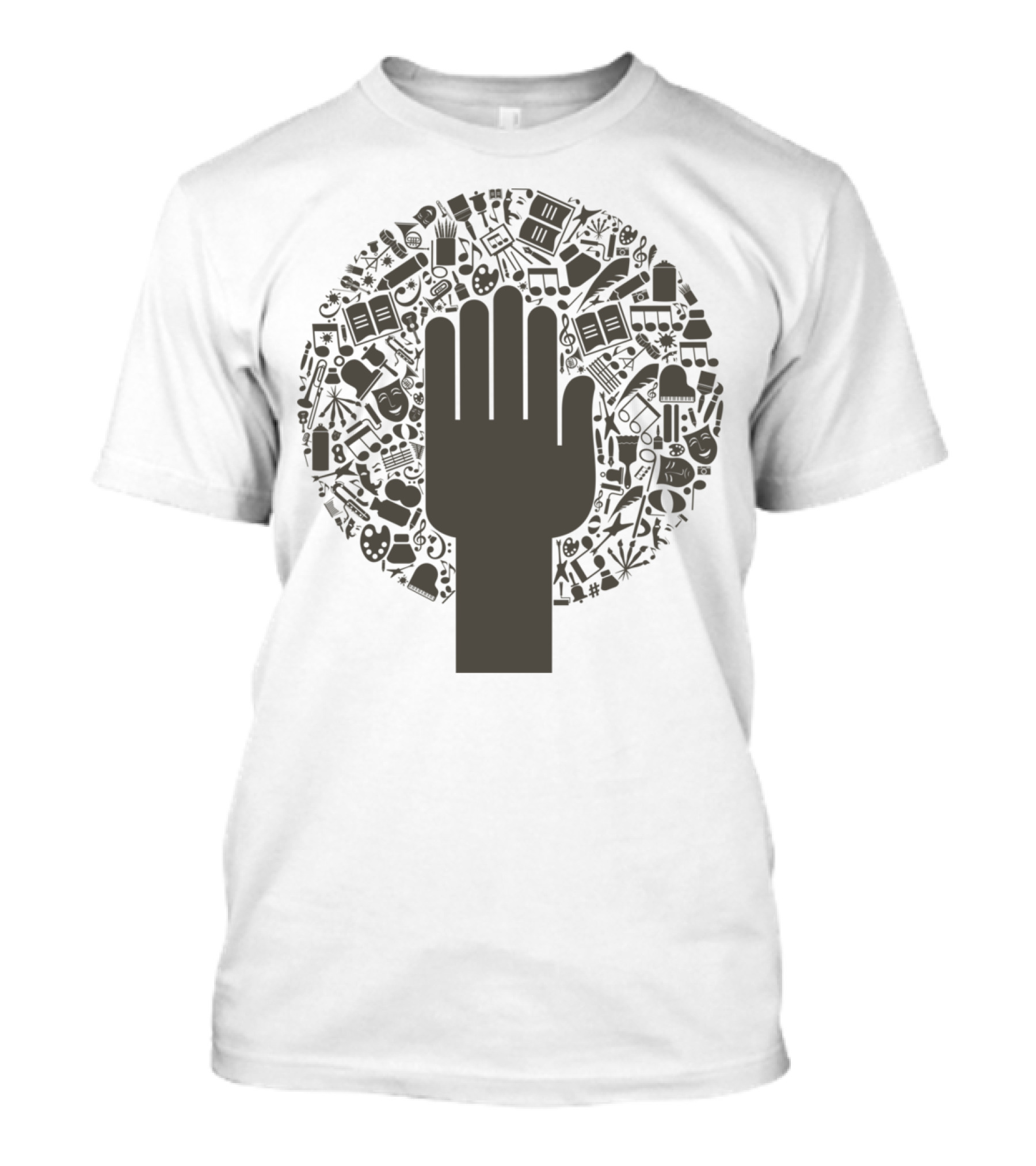 Arts A Hand Creative Expressions Collage T-Shirt