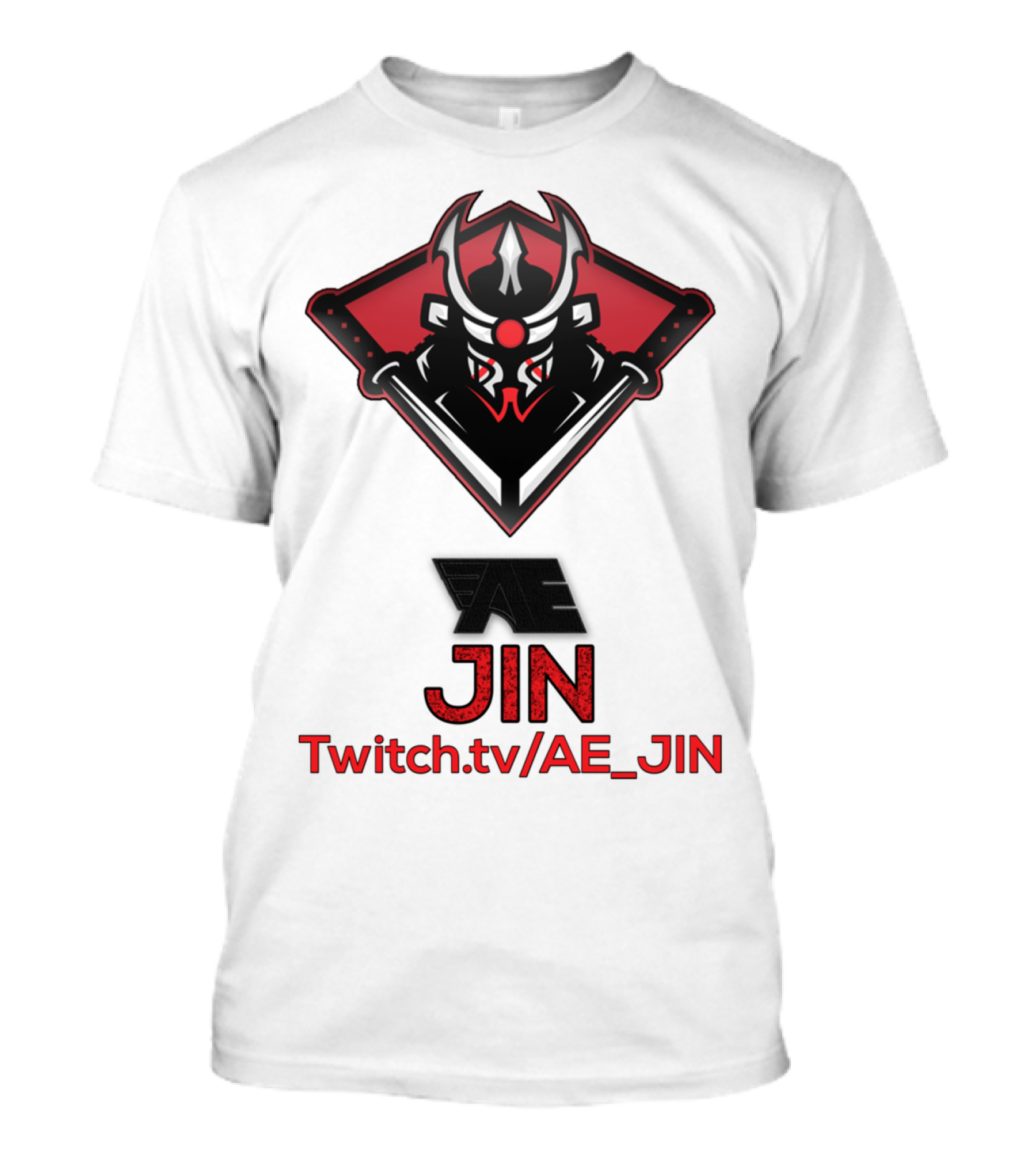 Accelerated Evolution Esports Player Jin Samurai Icon Twitch.tv/AE_JIN T-Shirt