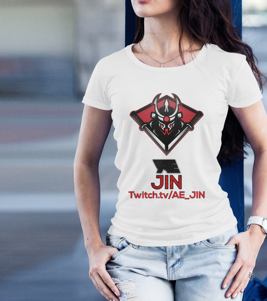 Accelerated Evolution Esports Player Jin Samurai Icon Twitch.tv/AE_JIN T-Shirt