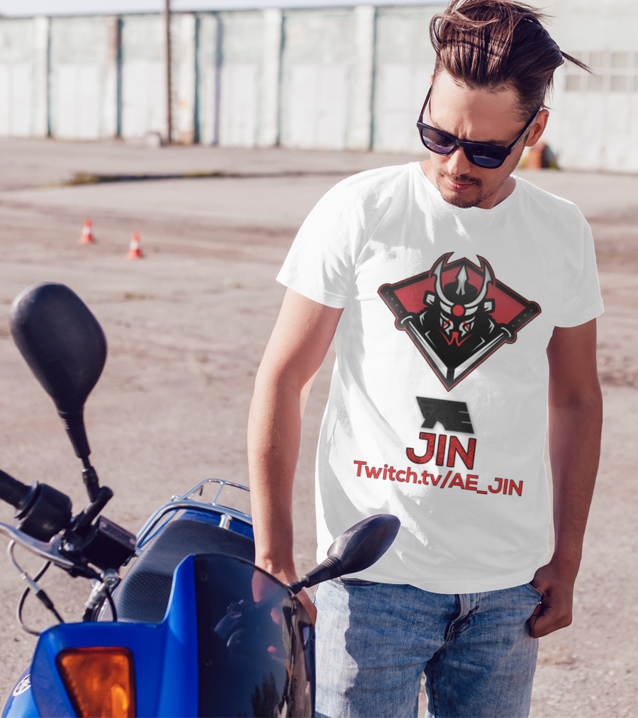 Accelerated Evolution Esports Player Jin Samurai Icon Twitch.tv/AE_JIN T-Shirt