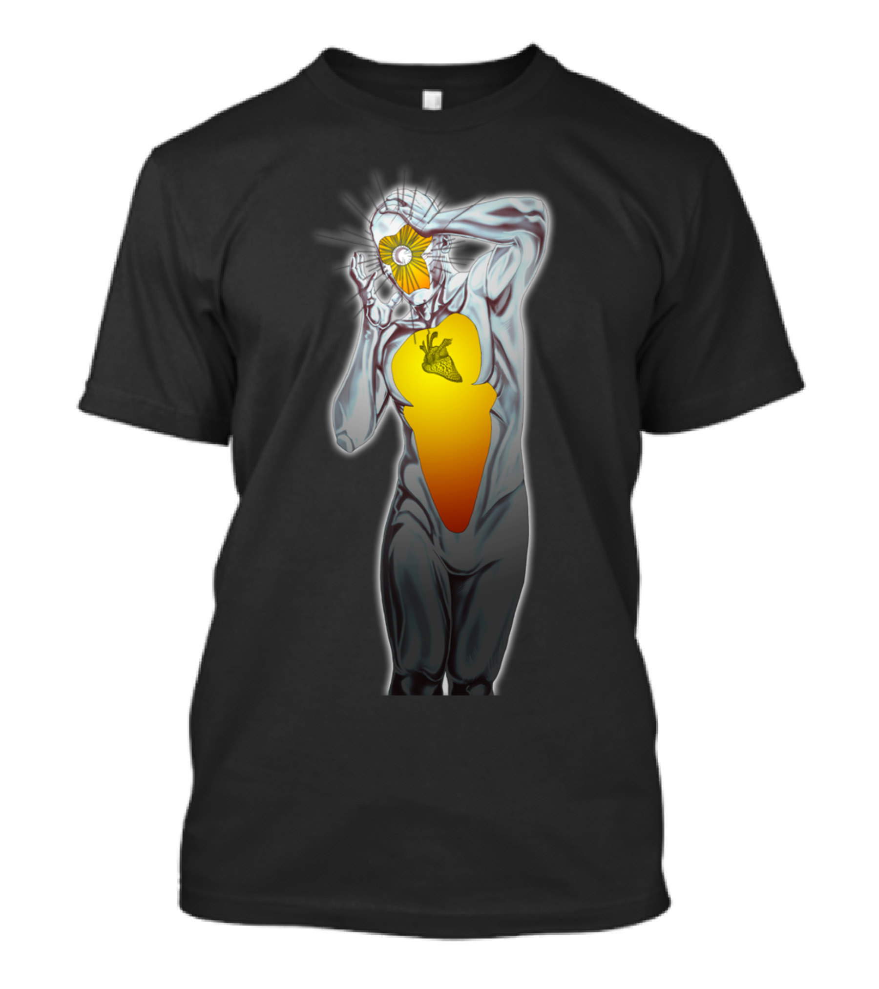 Acceptance Frances Body Figure With Heart And Eye T-Shirt