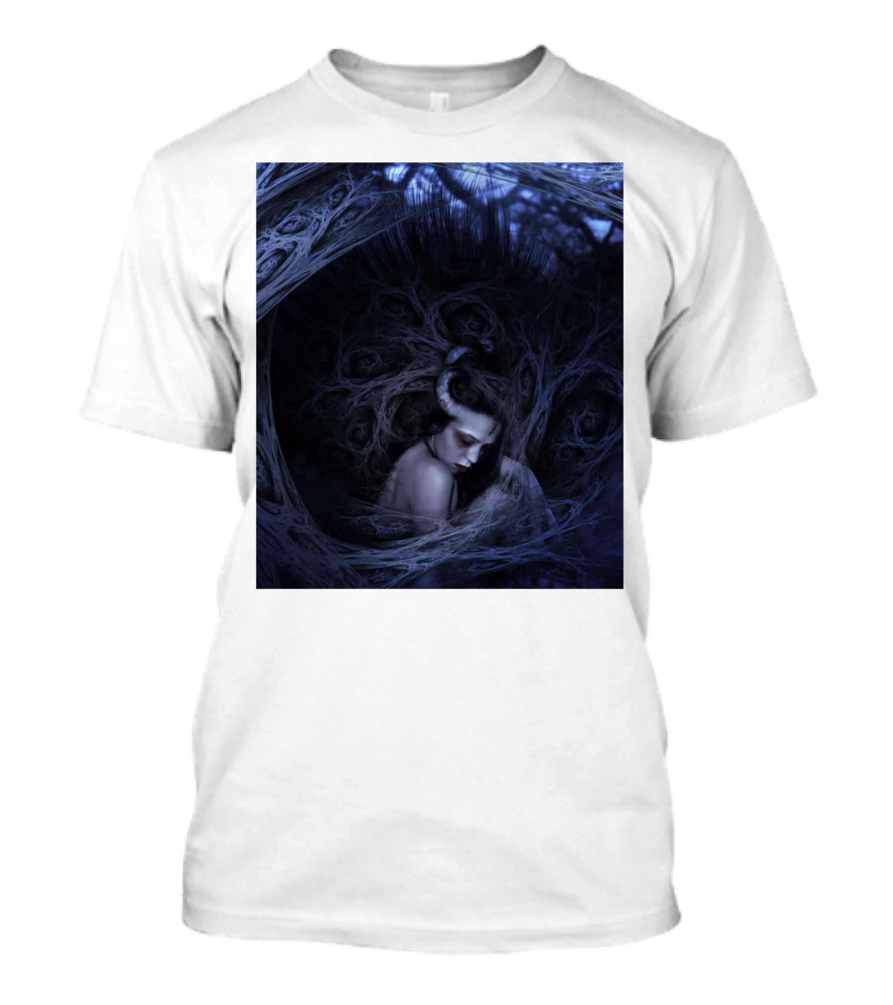 Breath Of Life Enveloped In Dark Mystical Depths T-Shirt