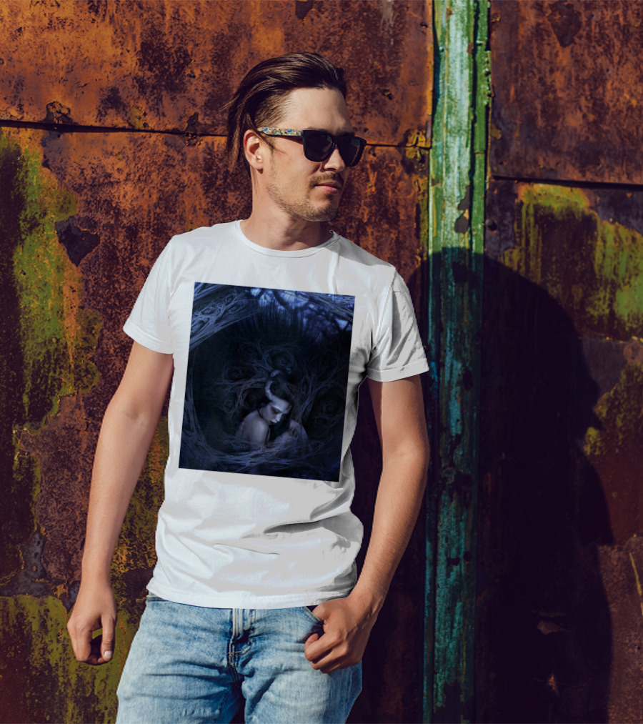 Breath Of Life Enveloped In Dark Mystical Depths T-Shirt