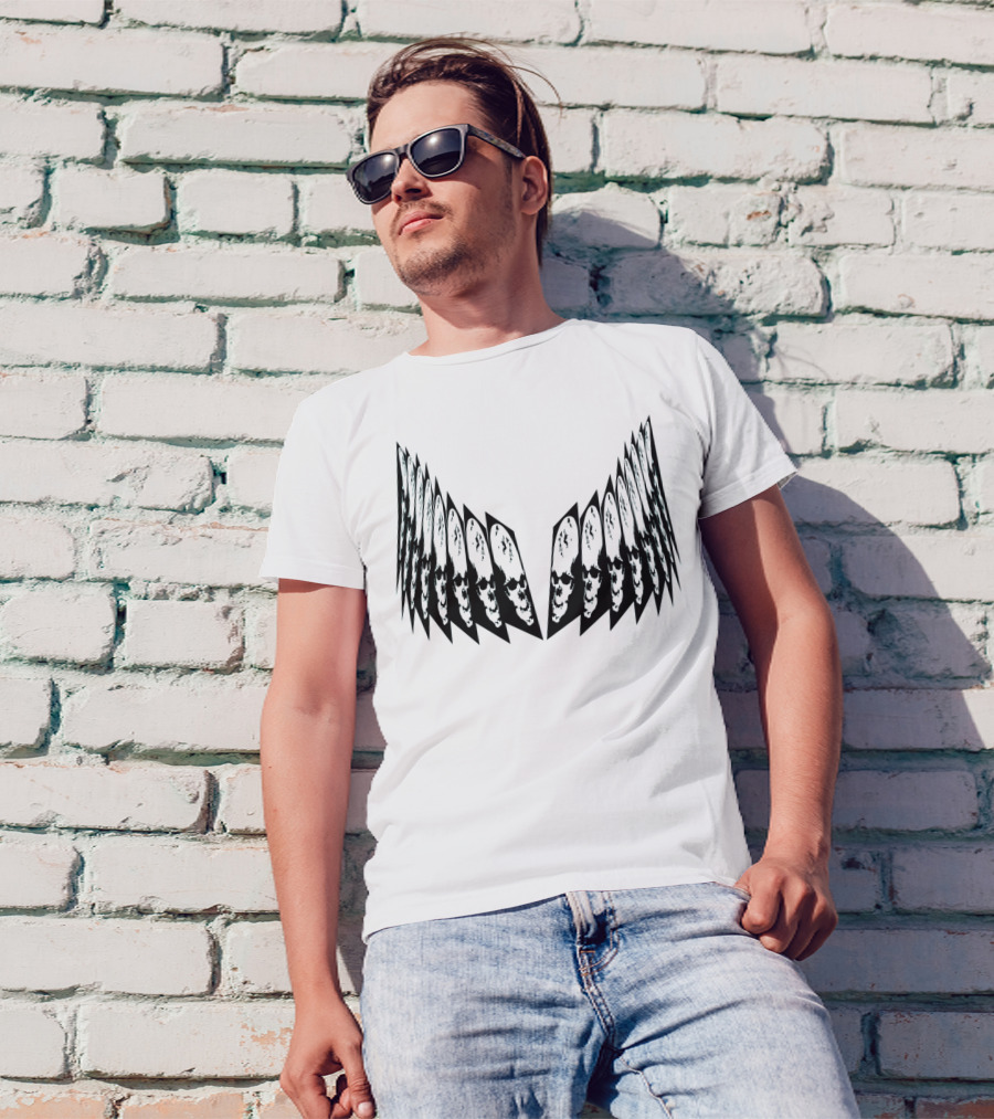 Leanin Skulls Symmetrical T-Shirt