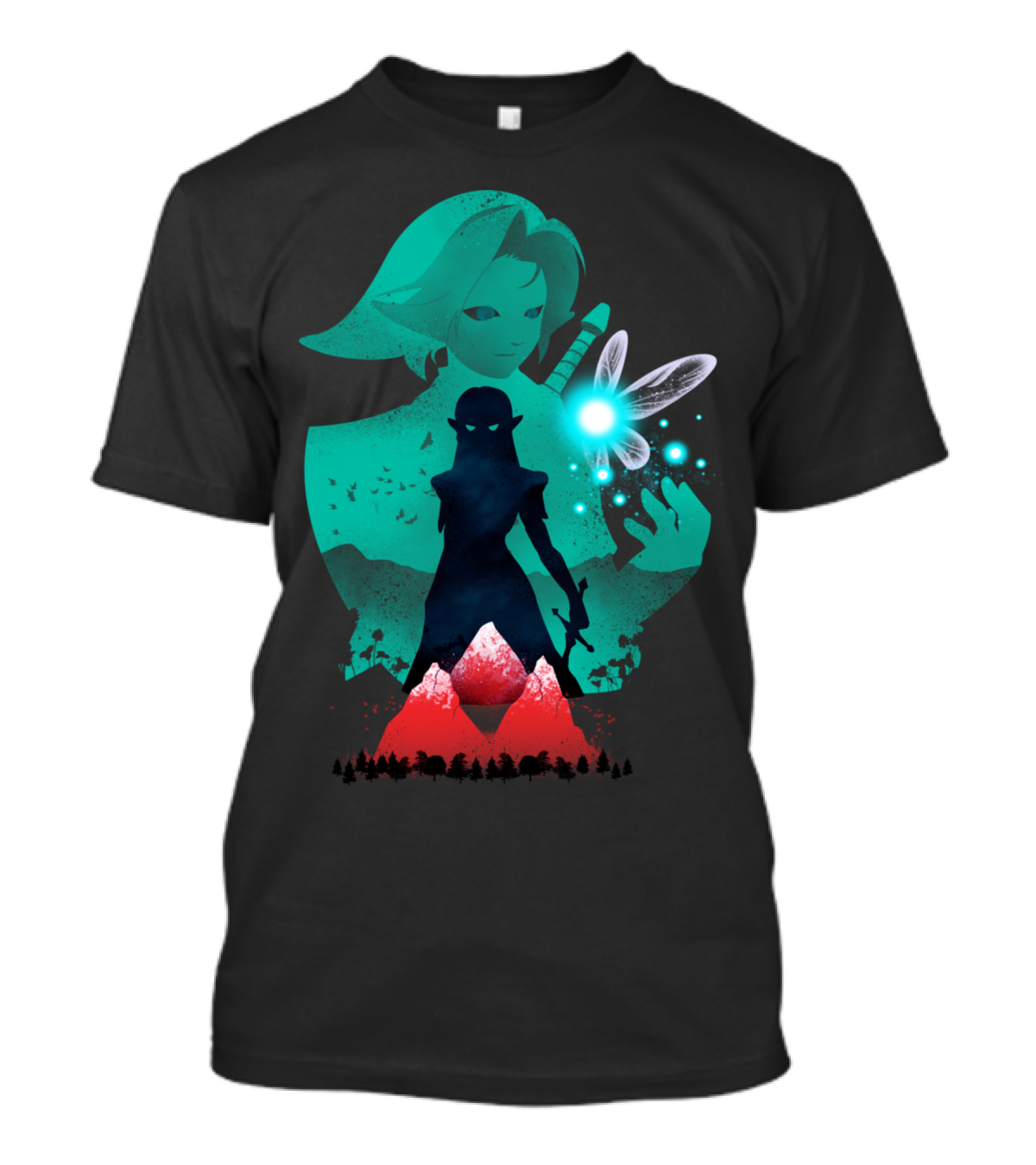 Guardians Of Wisdom Legend Fantasy Adventure Hero And Fairy T-Shirt