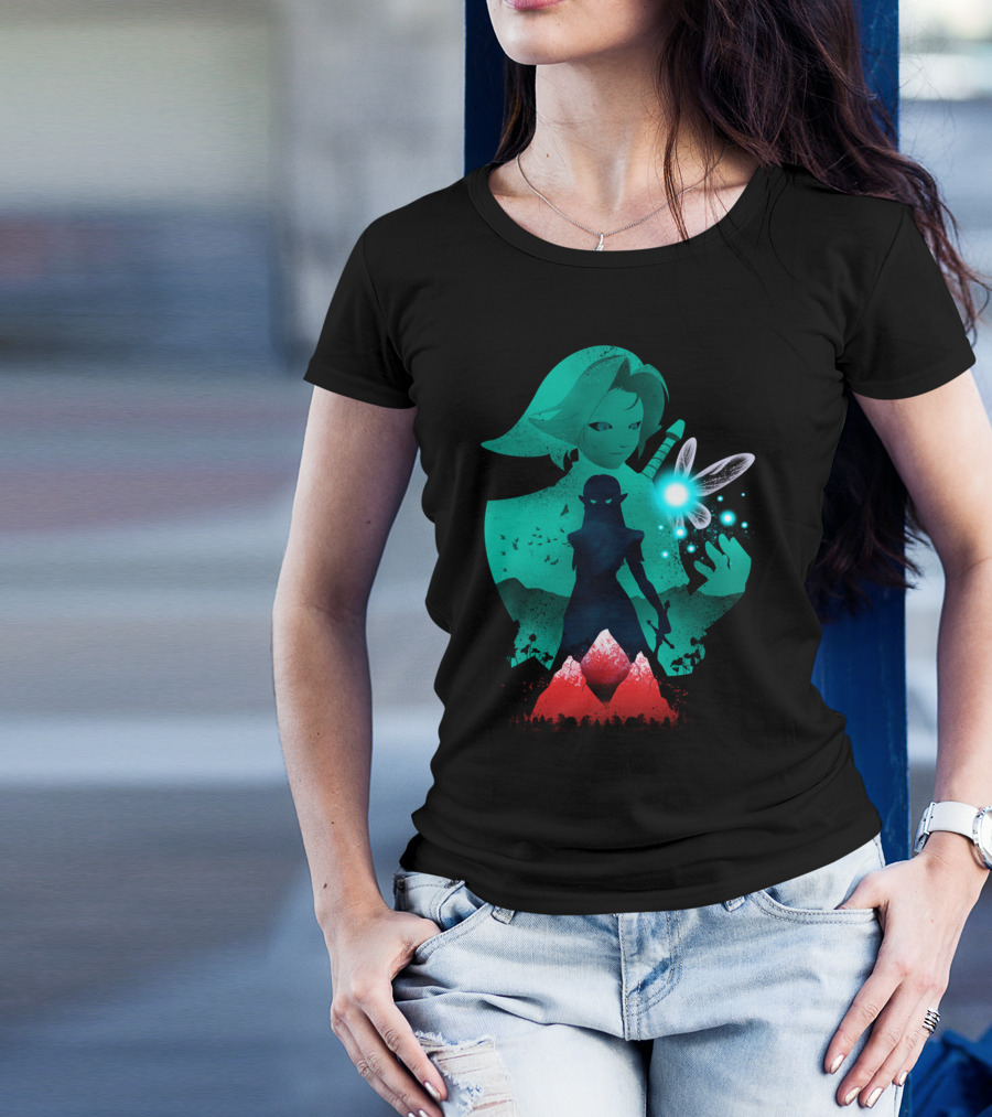 Guardians Of Wisdom Legend Fantasy Adventure Hero And Fairy T-Shirt